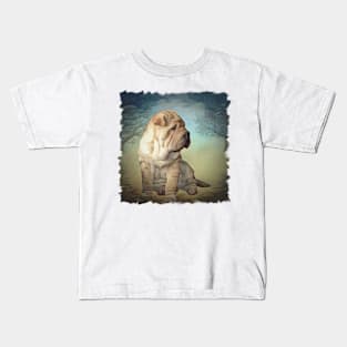 Chinese Shar Pei Puppy Kids T-Shirt